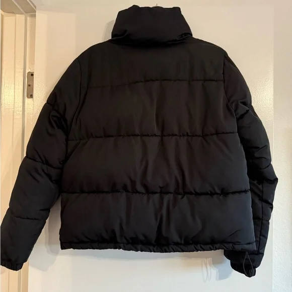 Cotton On Black Puffer Jacket - Medium - Picture 3 of 5